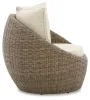 Ashley Furniture P505-821 Danson - Swivel Lounge w/Cushion (Set of 2) - Beige