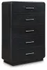 Ashley Furniture B821-46 Rowanbeck - Five Drawer Chest - Black