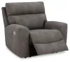 Ashley Furniture 6100313 Next-Gen Durapella - Power Recliner With Adjustable Headrest - Slate