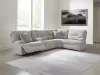 Ashley Furniture 93605S19 Ashley Furniture 93605S19 Acklen Place - 5-Piece Power Reclining Sectional With Storage Console - Pewter