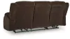 Ashley Furniture PC2140699 Free Wake - Reclining Power Sofa With Drop Down Table - Chocolate