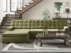 Ashley Furniture PC61702S1 Caspian-Town - 2-Piece Sectional With LAF Corner Chaise - Olive