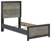 Ashley Furniture PCB1118B8 Ashley Furniture PCB1118B8 Broachmyn - Twin Panel Bed - Black / Gray