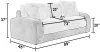 Jackson Furniture Industries 132003-1176/19-2555/01 Snowball - Sofa - Taupe