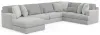 Jackson Furniture Industries 3303/30/72/75-18 Jackson Furniture Industries 3303/30/72/75-18 Logan - 3 Piece Sectional With Comfort Coil Seating And 9 Included Accent Pillows (Left Side Facing Chaise) - Moonstruck