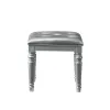 New Classic BA9698S-092 New Classic BA9698S-092 Valentino - Vanity Table Stool - Silver