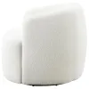 CoasterElevations 905726 Hudson - Faux Sheepskin Upholstered Swivel Chair - Natural