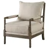 CoasterElevations 905362 Blanchett - Upholstered Bobbin Accent Chair - Beige And Natural