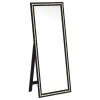 Coaster Fine Furniture 960962 Windrose - Tempered LED Standing Mirror - Black