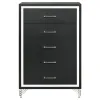 Coaster Fine Furniture 224995 Lucia - 5-Drawer Bedroom Chest Of Drawers - Black