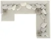 Jackson Furniture Industries 2235/37/31/59/75-16 Jackson Furniture Industries 2235/37/31/59/75-16 Ritzy - 6 Piece Modular Sectional (LSF Chaise) - Bone