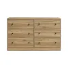 Intercon VG-BR-2206-NNM-C Vega - Dresser - Natural Oak Melamine