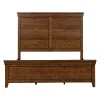 Liberty Furniture 930-BR-KPB Carolina Park - King Panel Bed - Amber Brown
