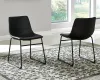 Ashley Furniture D372-06 Ashley Furniture D372-06 Centiar - Dining UPH Side Chair (Set of 2) - Black