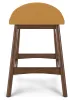 Ashley Furniture D615-424 Ashley Furniture D615-424 Lyncott - Upholstered Barstool (Set of 2) - Mustard / Brown