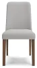 Ashley Furniture D615-01 Ashley Furniture D615-01 Lyncott - Dining Uph Side Chair (Set of 2) - Light Gray / Brown