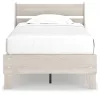 Ashley Furniture EB1864B3 Socalle - Twin Panel Platform Bed - Natural