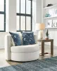 Ashley Furniture 3370644 Padova - Swivel Accent Chair - Ivory