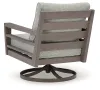 Ashley Furniture P564-821 Hillside Barn - Swivel Lounge W/ Cushion - Gray / Brown