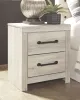 Ashley Furniture B192/31/36/87/84/86/92(2) Ashley Furniture B192/31/36/87/84/86/92(2) Cambeck - 7 Pc. - Dresser, Mirror, Full Panel Bed, 2 Nightstands - Whitewash