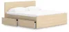 Ashley Furniture EB9632B23 Ashley Furniture EB9632B23 Onita - King Panel Platform Bed With 1 Side Storage - Natural