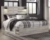 Ashley Furniture B192B27 Ashley Furniture B192B27 Cambeck - King Panel Bed With 4 Storage Drawers - Whitewash