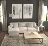 Jackson Furniture Industries 2306/73/75-01 Jackson Furniture Industries 2306/73/75-01 Bucktown - 2 Piece Sofa / LSF Chaise with Extra Thick Cuddler Seat Cushions - Parchment