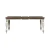 Liberty Furniture 661W-T4074 Whitney - Rectangular Leg Table - Antique Linen / Weathered Gray