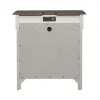 Liberty Furniture 457-BR61 Ivy Hollow - 3 Drawer Nightstand With Charging Station - Weathered Linen / Dusty Taupe