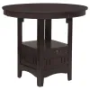 CoasterEveryday 102888 Lavon - Oval Extension Counter Dining Table - Espresso