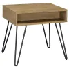 CoasterEssence 723367 Fanning - Engineered Wood Side End Table - Golden Oak
