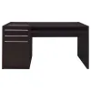 CoasterEveryday 800982 Halston - 3-Drawer Office Computer Desk - Cappuccino