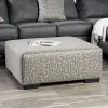 Furniture of America SM5152-OT Earl - Ottoman - Gray