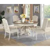 Furniture of America CM3150WH-RT Arcadia - Round Table - Antique White / Ivory