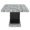 New Classic 40-3765-D4C Lyra - Dining Table & 4 Chairs - Gray