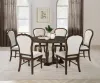 Coaster Fine Furniture 109400 Landon - Round Wood Pedestal Dining Table - Rich Brown