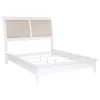 Coaster Fine Furniture 223471Q Bexhill - Upholstered Queen Panel Bed - White