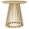 Coaster Fine Furniture 710608-S3 Touhy - 3 Piece Round Coffee And End Table Set - Natural Mango