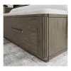 Riverside Furniture 87180-87183-87174 Riverside Furniture 87180-87183-87174 Sariel - King Upholstered Storage Bed - Dark Brown