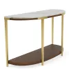 Riverside Furniture 28515 Riverside Furniture 28515 Emery - Demilune Sofa Table - Smoked Cherry