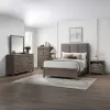 New Classic 00-B3412-36N New Classic 00-B3412-36N Harrisburg - 5/0 Queen 6 Piece Bedroom Set (Bed, Dresser, Mirror, Chest, 2 Nightstands) - Walnut