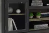 Ashley Furniture W989-68 Foyland - XL TV Stand w/Fireplace Option - Black / Brown