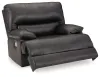 Ashley Furniture U6580182 Mountainous - Power Recliner With Adj Headrest - Eclipse