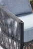 Ashley Furniture PCP391-080 Bridges Beach - Loveseat, Lounge Chairs, Table Set (Set of 4) - Gray
