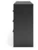 Ashley Furniture PCB1118-31 Ashley Furniture PCB1118-31 Broachmyn - Six Drawer Dresser - Black / Gray