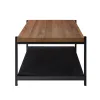 New Classic T4138-3P-BRN Linea - 3 Piece Occasional Set (1 Coffee & 2 End Tables) - Black / Brown