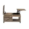 Liberty Furniture 172-OT1010 Parkland Falls - Square Lift Top Cocktail Table - Weathered Taupe