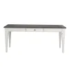 Liberty Furniture 417-DR-7RLS Liberty Furniture 417-DR-7RLS Allyson Park - 7 Piece Rectangular Table Set - Wirebrushed White / Charcoal