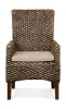 Riverside Furniture 36966 Mix-N-Match Chairs - Woven Arm Upholstered Chair (Set of 2) - Hazelnut