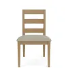 Riverside Furniture 91057 Davie - Side Chair With Upholstered Seat (Set of 2) - Light Brown